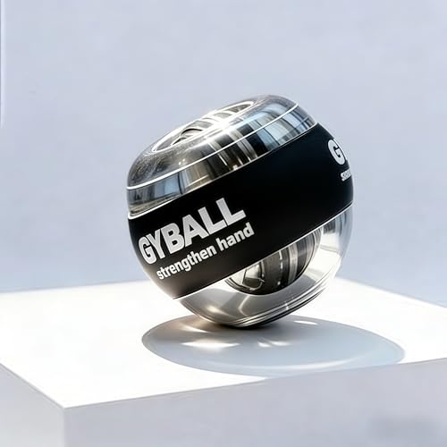 Auto-Start Wrist Power Gyro Ball – Strengthen Forearms, Fingers & Wrists with LED Lights. Build Muscle & Bone Strength for a Powerful Grip & Endurance. Perfect for Fitness & Recovery!