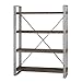 Uttermost Silver Greeley 49.5W X 14.25D 4 Shelf Shelving Unit Model-24396