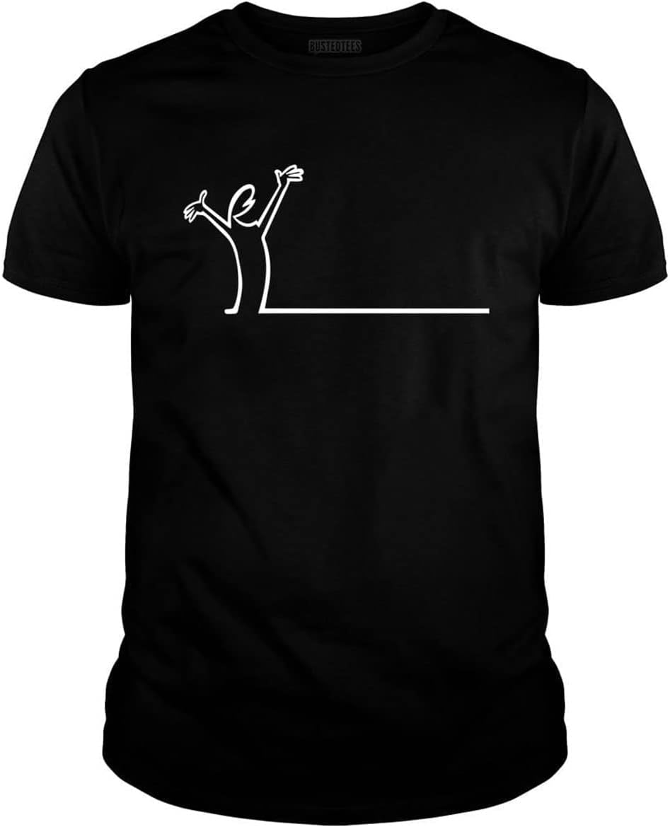 BustedTees Linea Shirt The Line Art La Linya T-Shirt