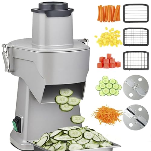 Cortador eléctrico de verduras multifuncional comercial