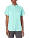 Columbia Women's Bonehead II Short Sleeve Shirt, Medium, Ocean Water