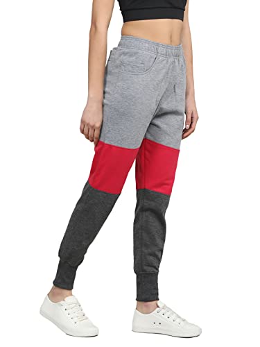 Image of CHKOKKO Women High Rise Gym Wear Sports Fitness Relaxed Track Pant