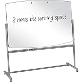 Quartet 3640TE Quartet Reversible Mobile Presentation Easel, Dry-Erase, 72 x 48, White/Neutral