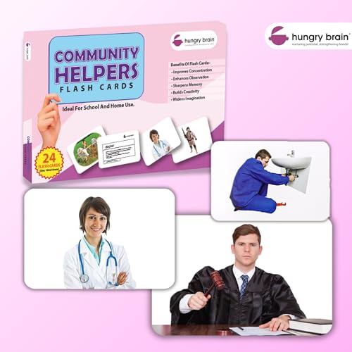 Image of Hungry Brain Flash Cards (Comminity Helpers)