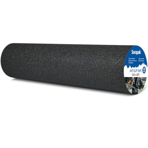 Anti Slip Tape 24" x 60 Ft, 80 Grit Extra Wide Grip for Ramps &amp; Floors