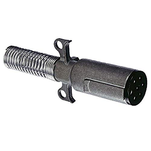 PHILIPS Phillips Ind. 15-730 7 Pin Plug with Cable Guard Zinc Die-Cast