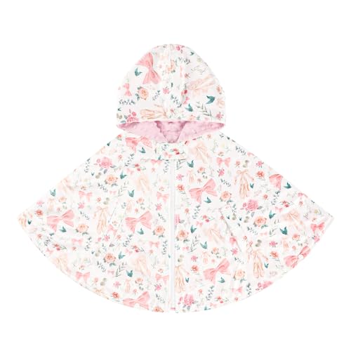 Image of GFU Toddler Car Seat Poncho, Warm Kids Hooded Poncho Coat, Winter Carseat Cover for Baby