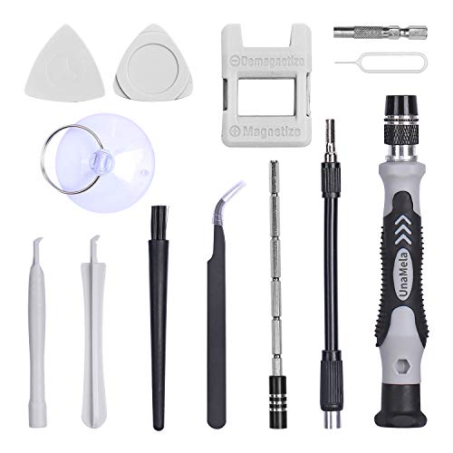 122 in 1 Professional Laptop Repair Screwdriver Set, Precision PC, Computer Repair Kit, with 101 Magnetic Bit and 21 Practical Repair Tools, Suitable for MacBook, Tablet, PS4, Xbox Controller Repair
