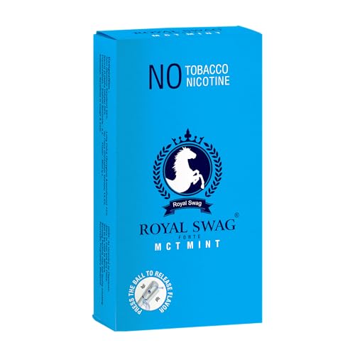 Image of ROYAL SWAG Ayurvedic & Herbal Cigarette, Combo Pack of Mint and Frutta Flavour Smoke (20 Stick Each) Nicotine Free & Tobacco Free Cigarettes - (40 Sticks)
