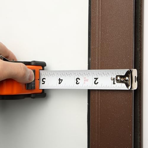 Image of Mr. Pen- Retractable Tape Measure 25 ft, 2 Pack, Orange, Steel Retractable Measuring Tape with Fractions
