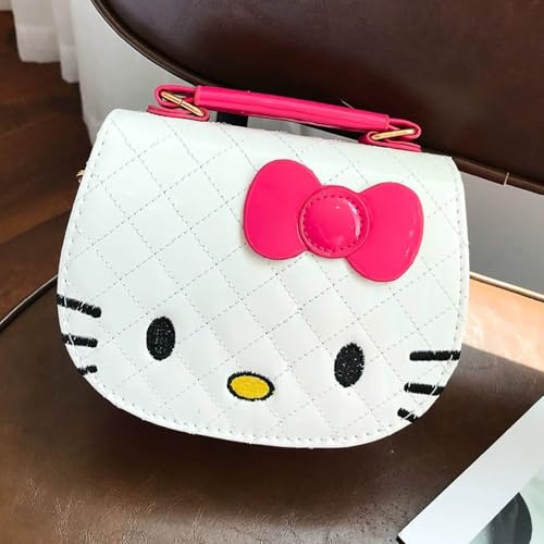 Cute White Cat Purse | Kawaii Crossbody Bag for Girls and Women | Adorable Kitty Wallet Handbag 6