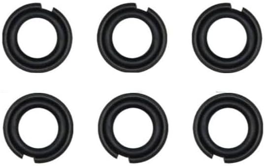 Miniatura 2 de 12 juegos de anillos de retención de impacto de 38 pulgadas, clip de anillo de retención de enchufe de accionamiento cuadrado con junta tórica o