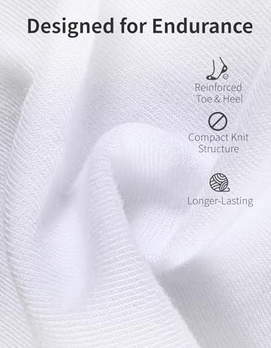 Image of CLOSEMATE Mens No Show Socks Cotton Thin High Elasticity Low Cut Ankle Socks with Non Slip Grips 6 Pairs