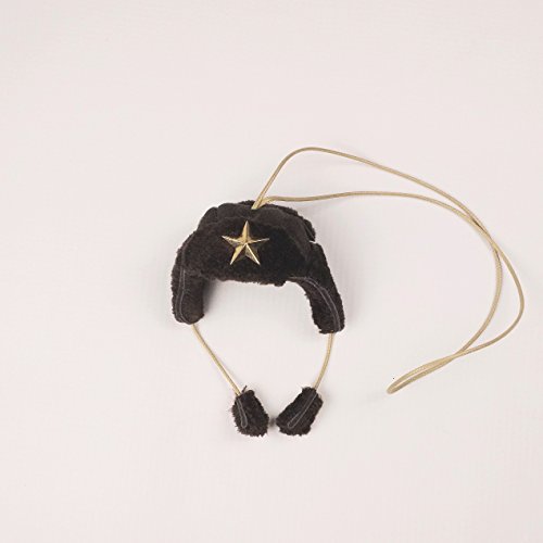 Rear view Mirror Hanger/ Keychain Accessory: Russian Trapper Hat/ Ushanka is 100% handmade by “Nerruma”.