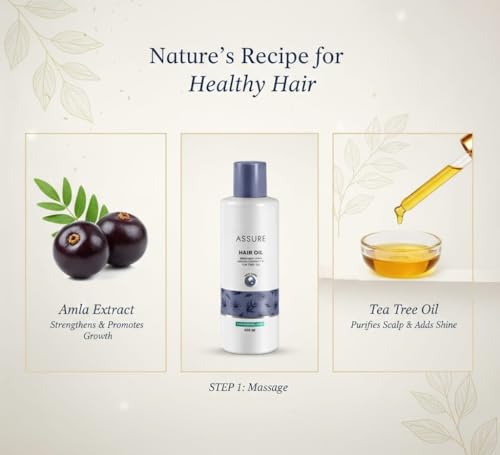 Image of Assure Hair Oil for Strong, Long & Healthy Hair Pack Of 2