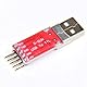 Hailege 2pcs CP2102 USB 2.0 to TTL UART Serial Converter Module 5Pin STC PRGMR with Dupont Wire