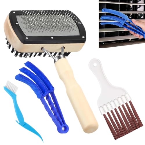 Cepillo limpiador de bobinas AC evaporador bomba de calor split kit reparador de aletas