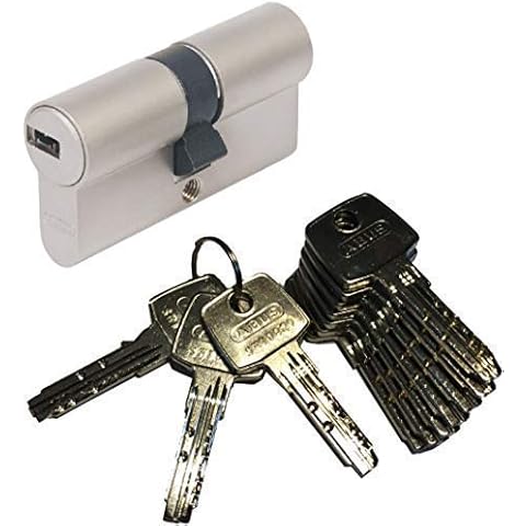 ABUS EC550 Profil-Doppelzylinder Länge 30/30mm mit 10 Schlüssel Cover