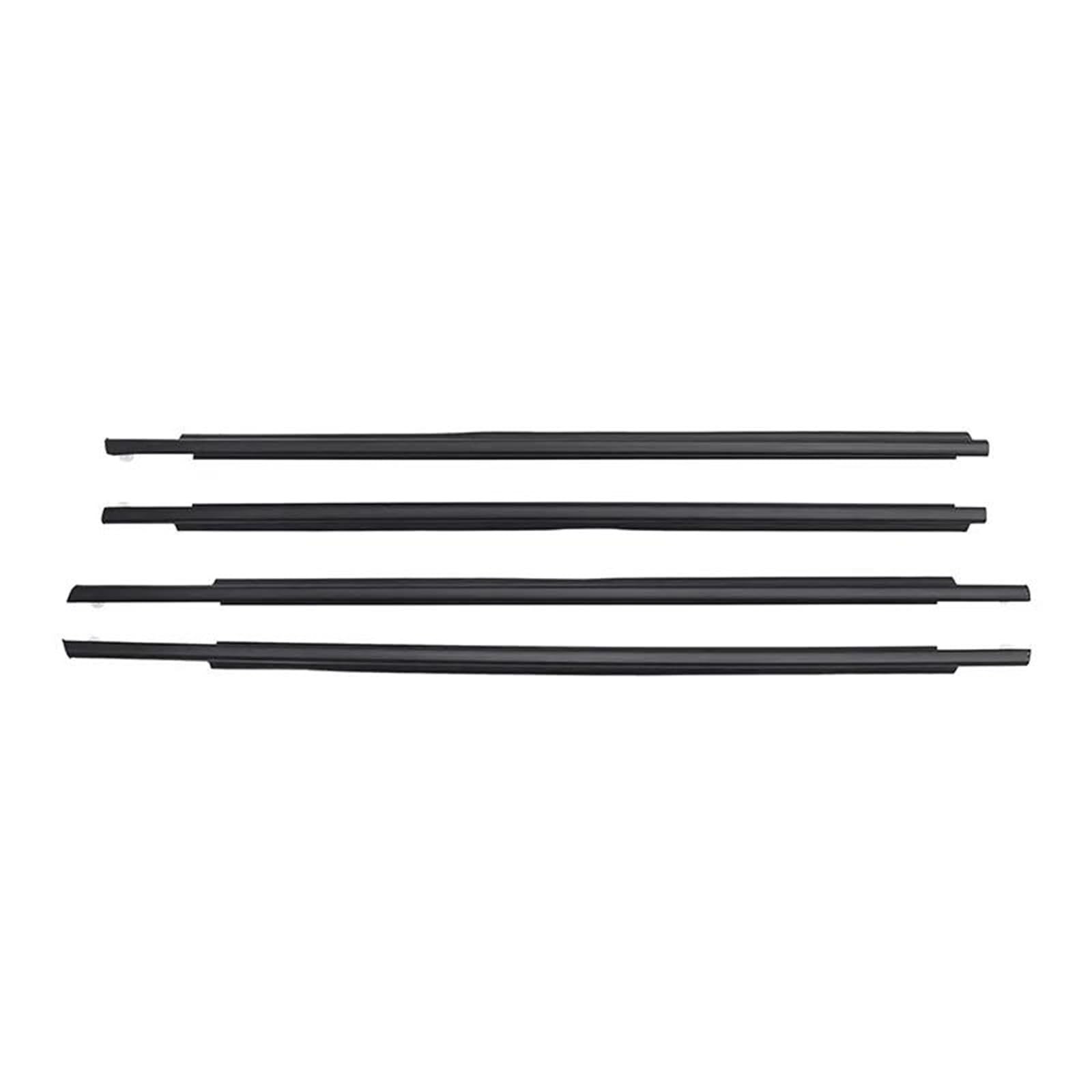 for Toyota for Prius 1.5L 2004-2009 Weatherstrip Seal Side Door Glass Rubber Belt 75710-47010 4Pcs Window Moulding Trim Car Window Seals