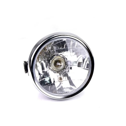 ELDVSUA Motocicleta Faro Faros Para YBR125 Para YBR 125 2002 2003 2004 2005 2006 2007 2008 2009 2010 2012 2013 Faros Delanteros Motocicleta Ámbar Clásicos Redondos