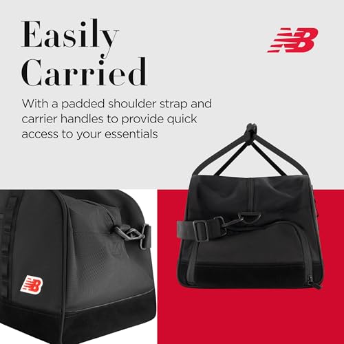 New Balance Duffel Bag, Legacy Icon Commuter Travel Bag for Men and Women, One Size4