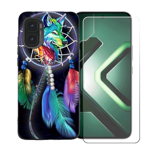 BMPNLSZ �K�p Infinix GT 50 Pro+HD�����K���X�ɓK�����ėpTPU�ی�J�o�[�A�V���J�Q���V�F���o���p�[�ی�o�b�N�V�F��-�K�p Infinix GT 50 Pro�ɓK����9�d�x�X�N���b�`�h�~�X�N���[���ی�J�o�[ BST4