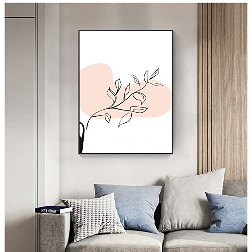 Impression sur toile art affiches de fleurs abstraites pour decoration