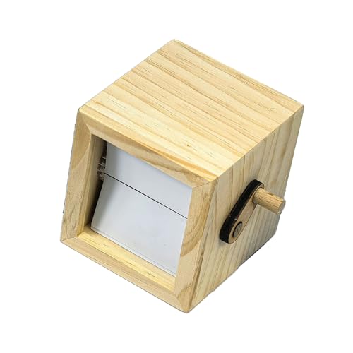REITINGE Marco de fotos con manivela para 16 fotos, mecanismo de arranque manual, álbum de fotos personalizable para decoración del hogar, regalo de memorias