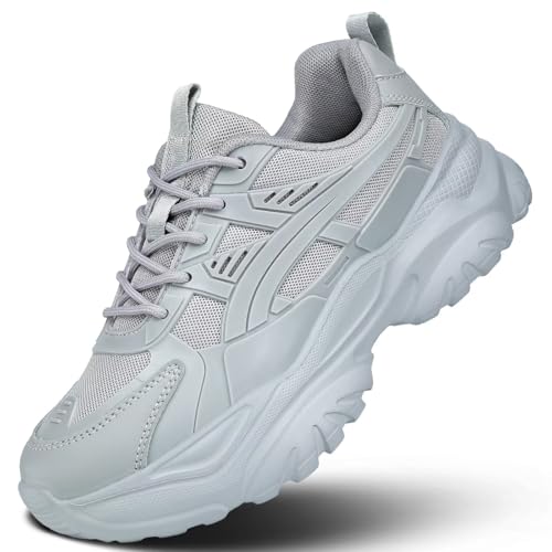 Kvovzo Chunky Sneakers for Women Fashion Platform Casual Dad Shoes Comfortable Walking Running Sport Work Gym Athletic