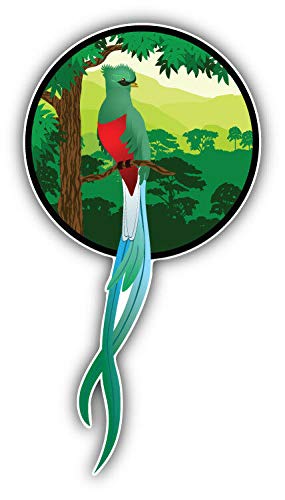 Quetzal Jungle Bird Round Metal 0.75" Lapel Pin Hat Shirt Pin Tie Tack Pinback2