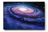 Sinus Art Wandbild 60x40cm Spiralförmige Galaxie mit hell 