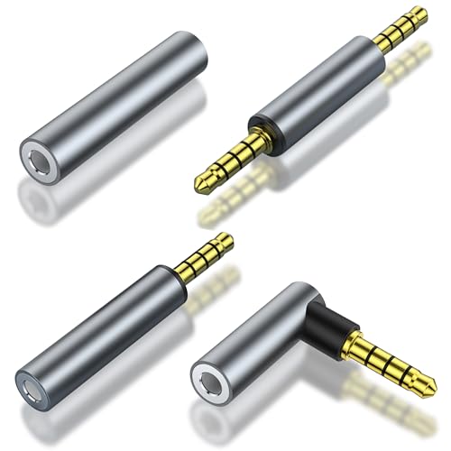HATMINI 4Pack 3,5mm Audio Adapter Set