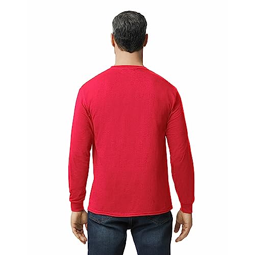 Image of Gildan Adult Heavy Cotton Long Sleeve T-Shirt, Style G5400, 2-Pack