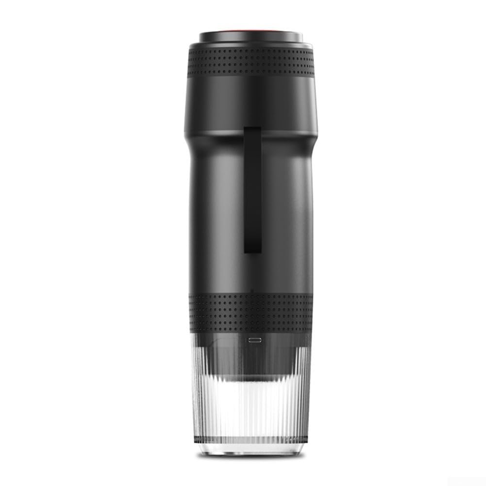 Elektrische Reisekaffeemaschine Schnell Aufheizung(Black A)