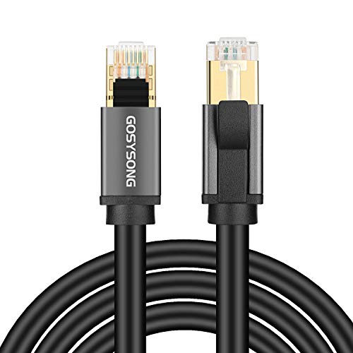 GOSYSONG-Cat-8-Ethernet-Cable-400ft-Netwrok-Cable-Multiple-Shielding-SFTP-Gold-Plated-High-Speed-LAN-Cable-for-Home-Decoration-site-Construction-Data-Center-IT-Room-Directly-Buried-Underground
