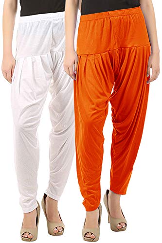 Image of Buy That Trendz Patiala Salwar for Women Viscose Patiala Pant Combo
