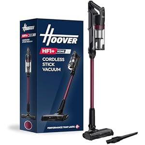 Hoover HF1 Plus Cordless Vacuum Cleaner with Turbo Suction Mode, Up to 45 Min Runtime, LED Lights, Anti Hair Wrap, Handheld Capability with Multi-Floor Nozzle and Crevice Tool [HF1P10H] Mage