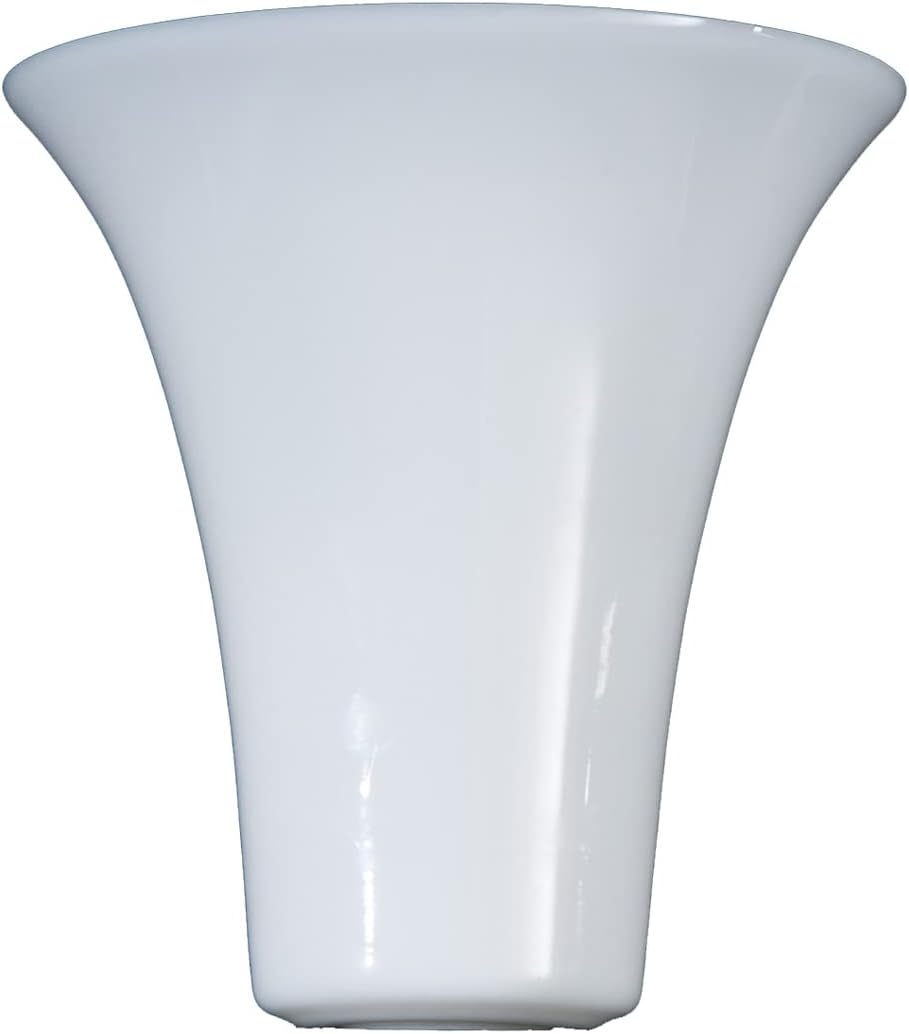 B&P Lamp® Opal Glass Tulip Shaped Torchiere Shade for Stiffel Models 2092, 2093, 2014 and 2041