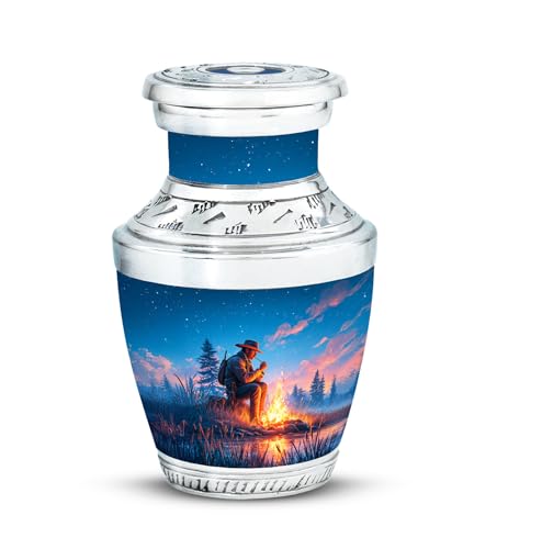 Image of Cowboys Urn - Human Urns for Ash - 3 Inch - Pack of 1 - Small Ashes Keepsake - Cremation Urns for Men & Women - Miniature Keepsake Urn for Adult