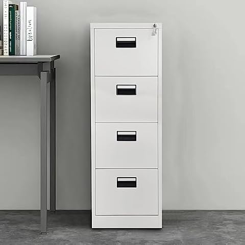 Panana Modern 4-Drawer Locking File Cabinet Cover