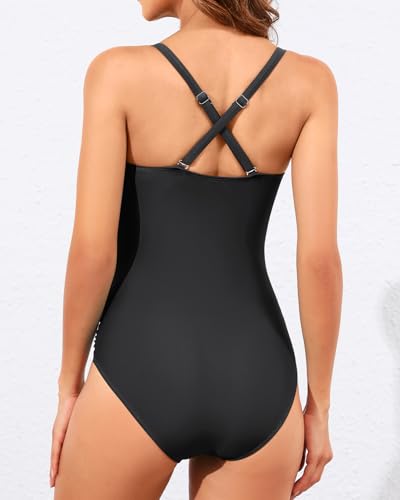 Women’s Mesh One Piece Swimsuits - Tummy Control Cutout Bathing Suit Push Up Slimming Swimwear 20252