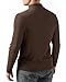MANGOPOP Men's Mock Turtleneck Shirts Long Sleeve Shirts Pullover Ribbed Sweater Fall Fashion 2025
