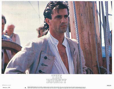 The Bounty Original 11x14 Lobby Card 1984 Mel Gibson in Uniform on Deck