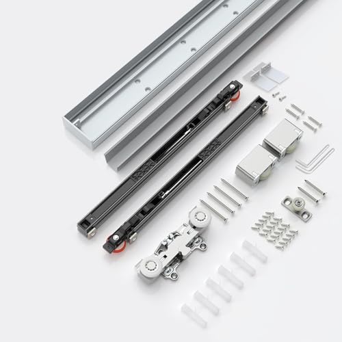 Nuk3y Concealed Sliding Barn Door Hardware with Soft Close (38""