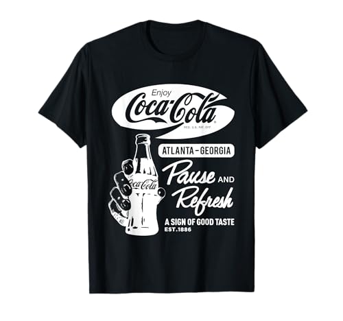 Coca Cola Pause and Rafraîchissement rétro T-Shirt
