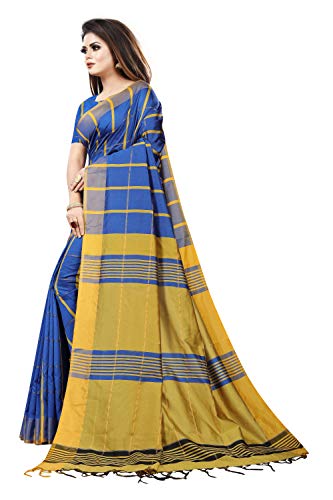 Image of OM SAI LATEST CREATION Soft Cotton & Silk Saree For Women Banarasi Saree Under 399 2021 Beautiful For Women saree