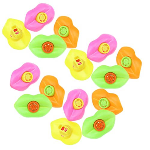 15pcs silbatos de labios, recompensa, premio o favor para fiestas para fiestas de cumpleaños y bolsas de regalos - bolsas de colores surtidos