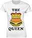 The Burger Queen Artwork T-shirt pour femme - Blanc - Small