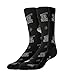 Meaudiwes Boy's Soft Crew Socks, Cozy Causal Athletic Unisex Dress Decor Socks Noods Ramen Noodles
