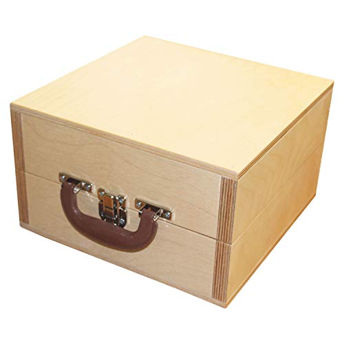 Rehabilitation Advantage Box and Blocks Test Kit Made in USA Manual Dexterity Upper Extremity Assessment for Occupational Physical Therapy 152 Wooden Blocks Carrying Case Made in USA Therapy Equipment